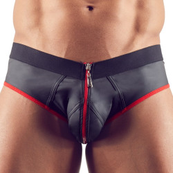 Svenjoyment Jockstrap Joy Zip Noir-Rouge